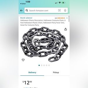 6 foot Halloween Costume Chain